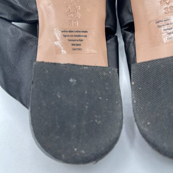 LEWIT  Cara Knotted Mules Black Size 39 - Picture 8 of 11